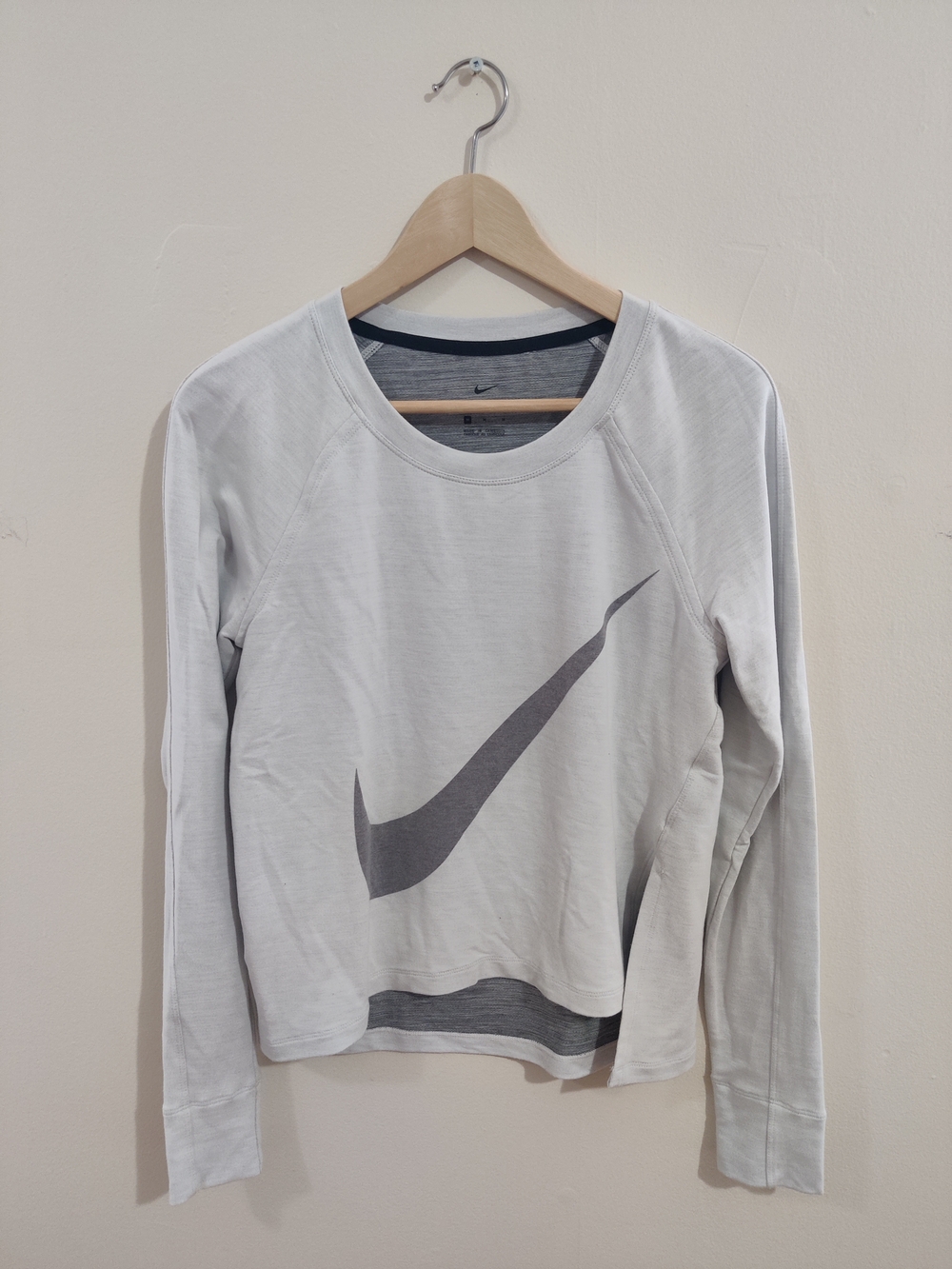 Nike Gray Crewneck with Dark Gray Swoosh